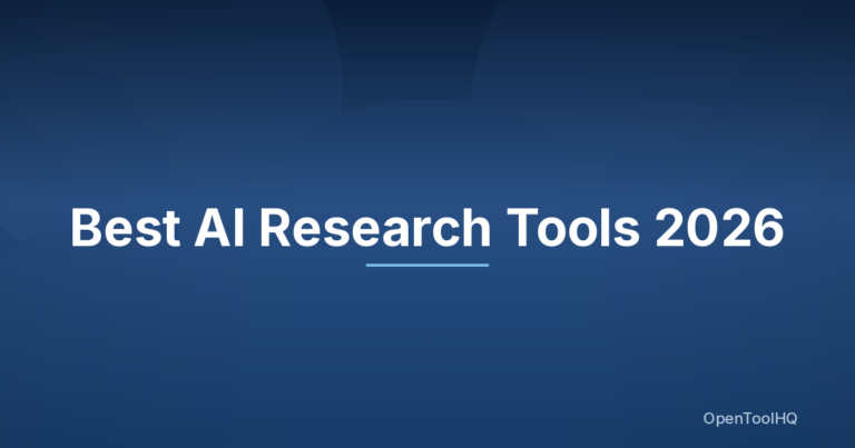 Best Ai Research Tools 2026