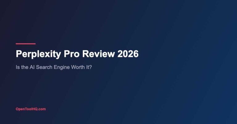 Perplexity Pro Review 2026 - AI Search Engine