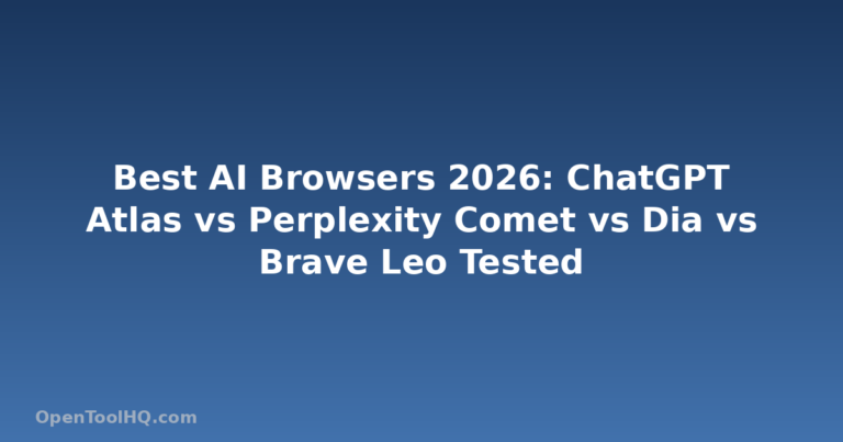 Best AI Browsers 2026