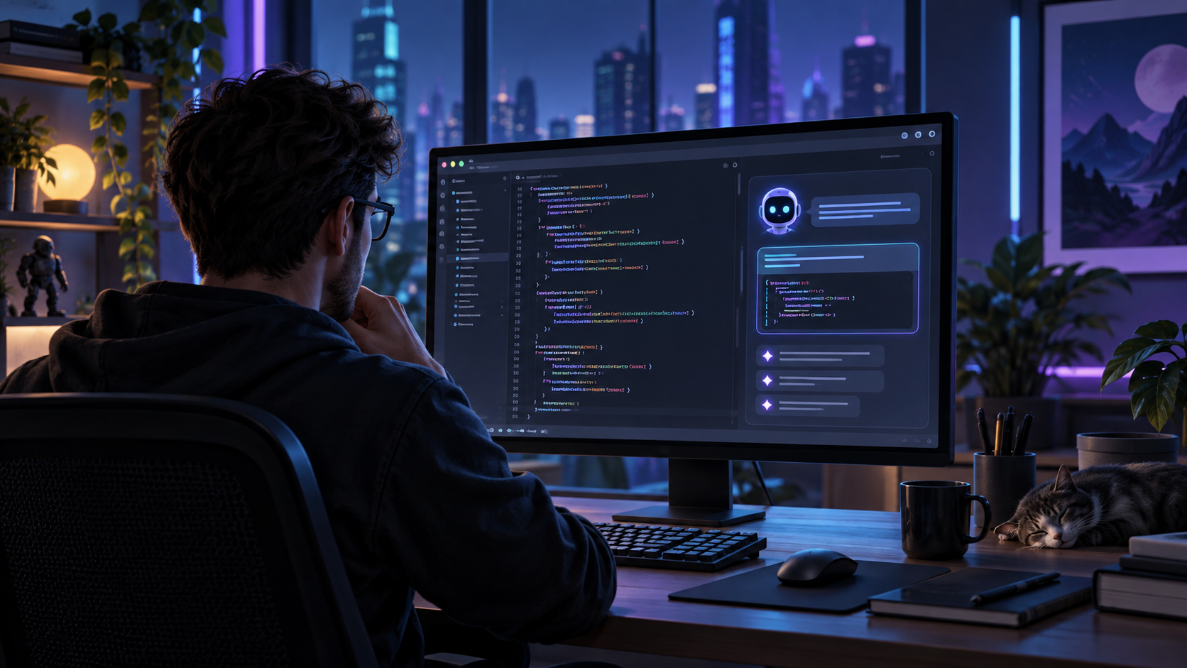 AI coding workspace