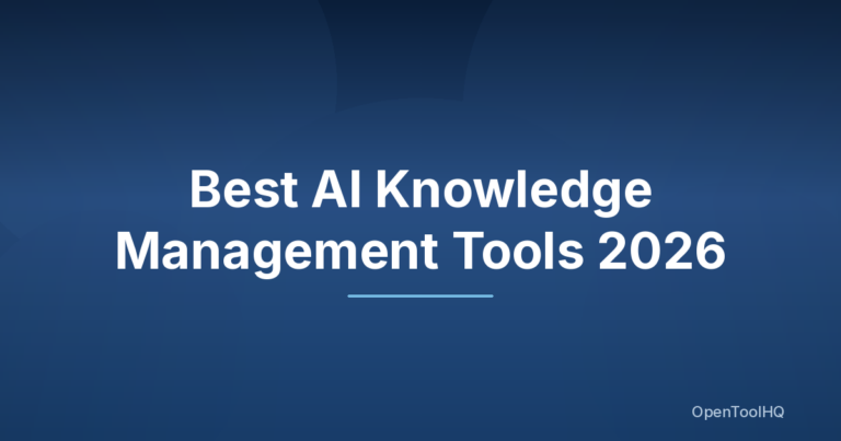 Best AI Knowledge Management Tools 2026 — batch2c-2026-10-01f
